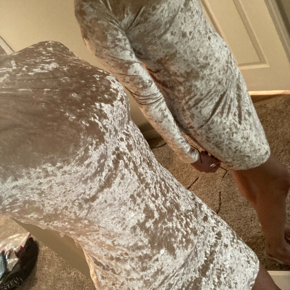 Velvet Dusty Rose Lulus(?) dress
